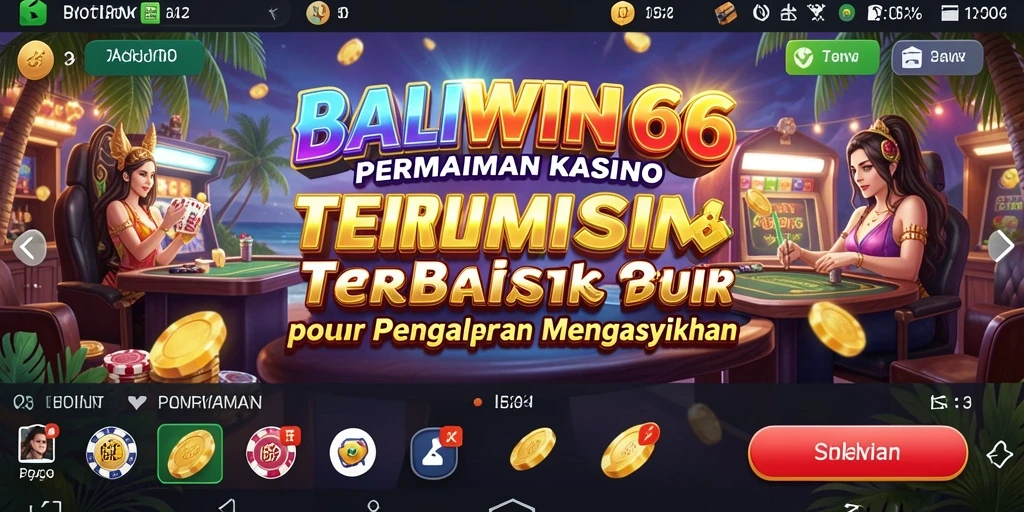 Tampilan menawan gameplay Kasino BALIWIN66.