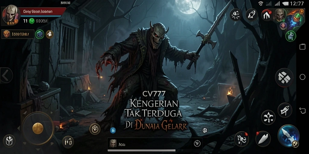 Tangkapan layar CV777 menampilkan suasana Horror yang menegangkan dan menakutkan.