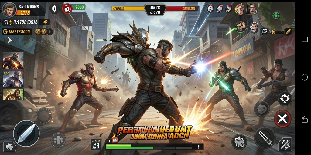 Tampilan seru dari gameplay ID678 yang menegangkan dan mendebarkan.