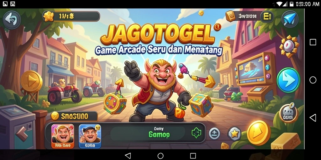 Tampilan gameplay seru JAGOTOGEL dalam aksi.
