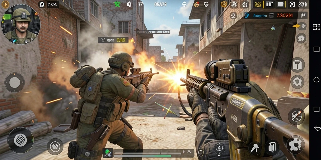 Tampilan gameplay TPS yang seru dan menegangkan di ORA78.
