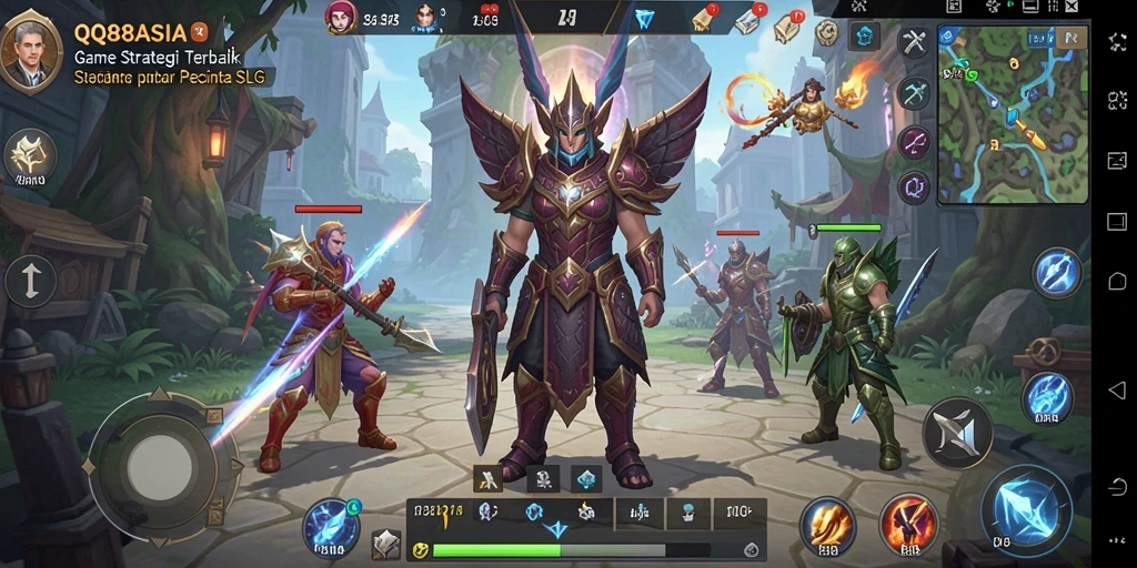 Tampilan gameplay QQ88ASIA yang mendebarkan dengan elemen strategi.