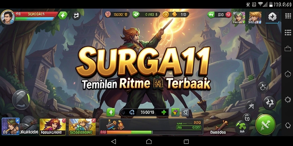 Gameplay SURGA11 menampilkan pengalaman musik interaktif yang menyenangkan.